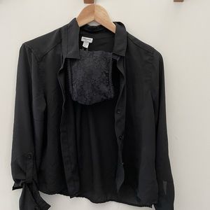 Dynamite blouse - crop w/ bandeau